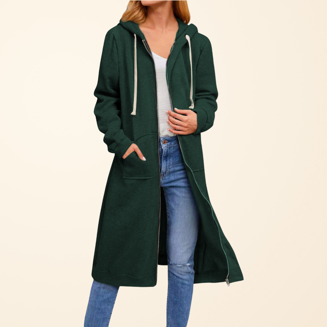 Brixley™ | Long Zip Cardigan
