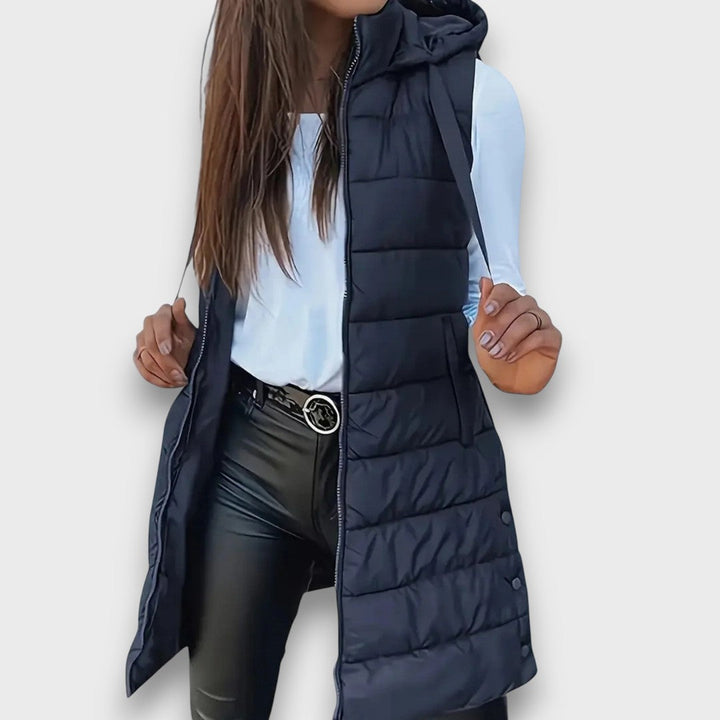 Kaira – Casual Hooded Quilted Gilet