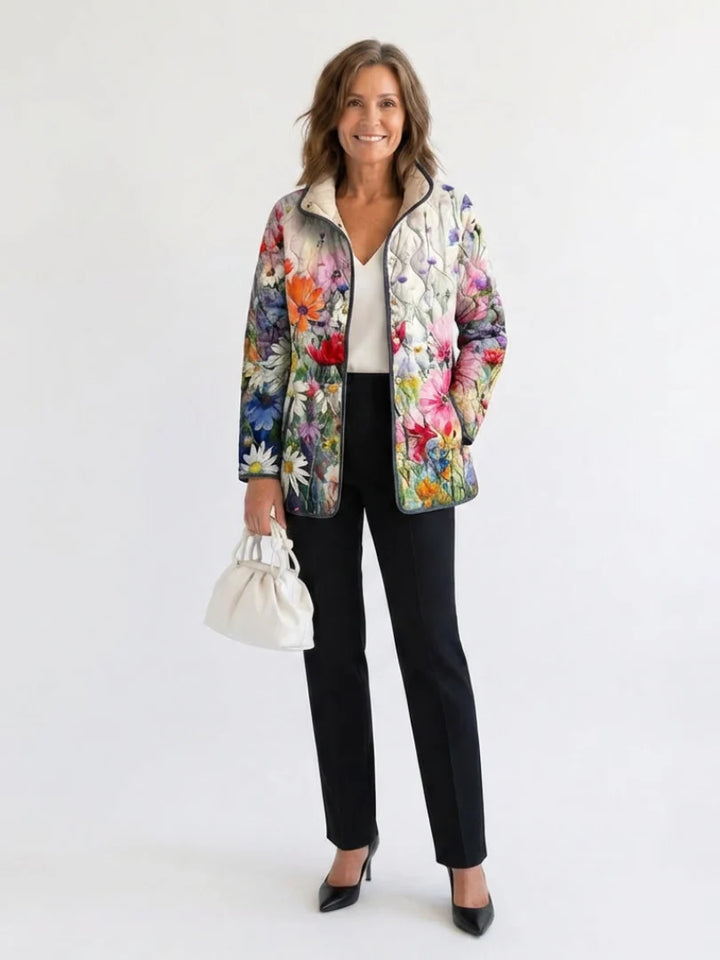 DELACROIX | Quilted Jacket Wildflower Manon