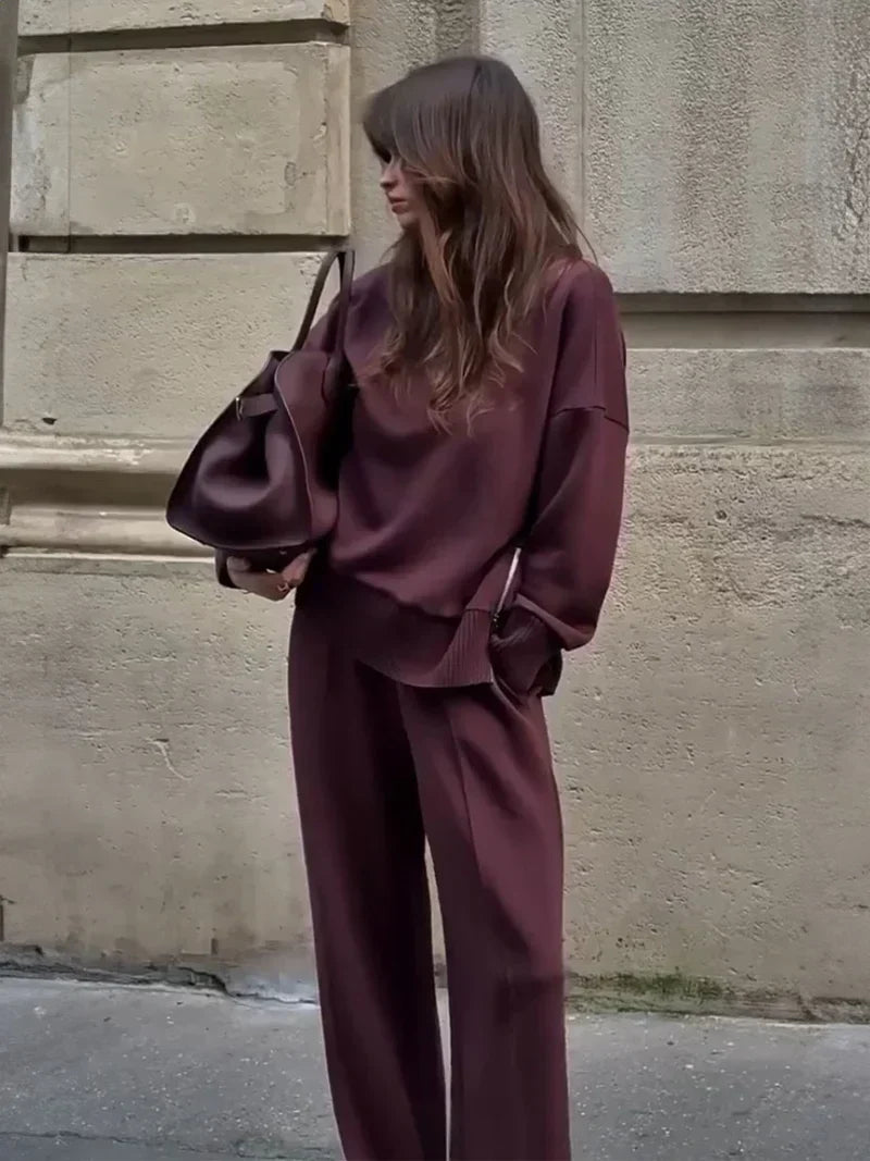 Serena | Complete Coordinated Set in Loose Sweatshirt