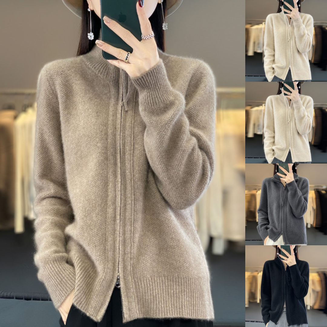 Luna | Soft Zip Cardigan