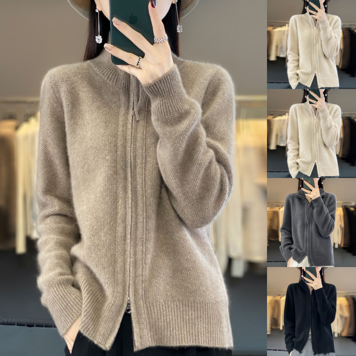 Luna | Soft Zip Cardigan