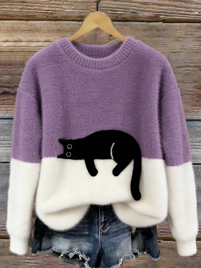 Elegant Cat Sweater