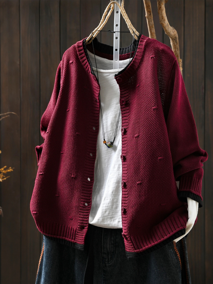 LE ISOLDE | TEXTURED CARDIGAN