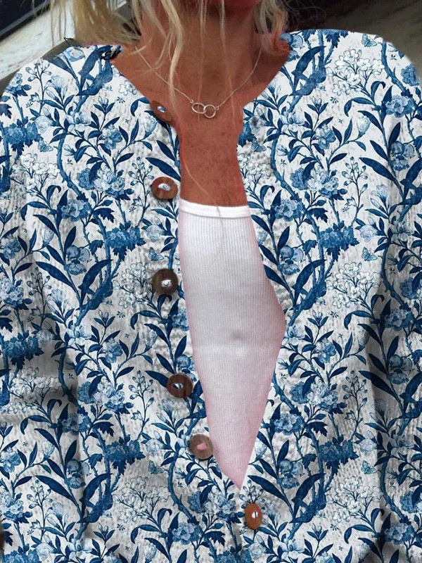 Petra | Vintage Floral Cardigan