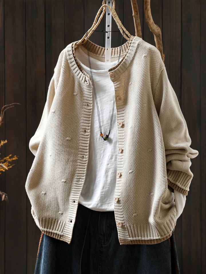 LE ISOLDE | TEXTURED CARDIGAN