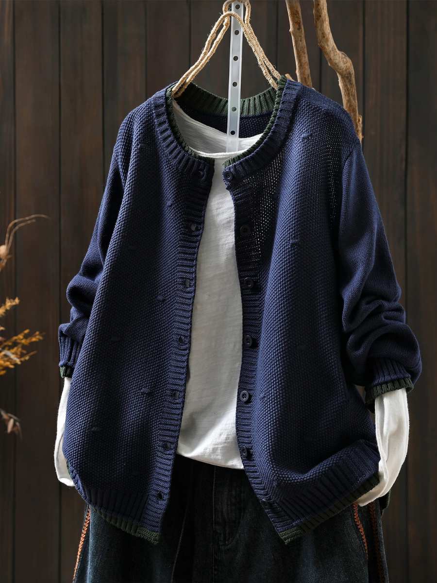 LE ISOLDE | TEXTURED CARDIGAN