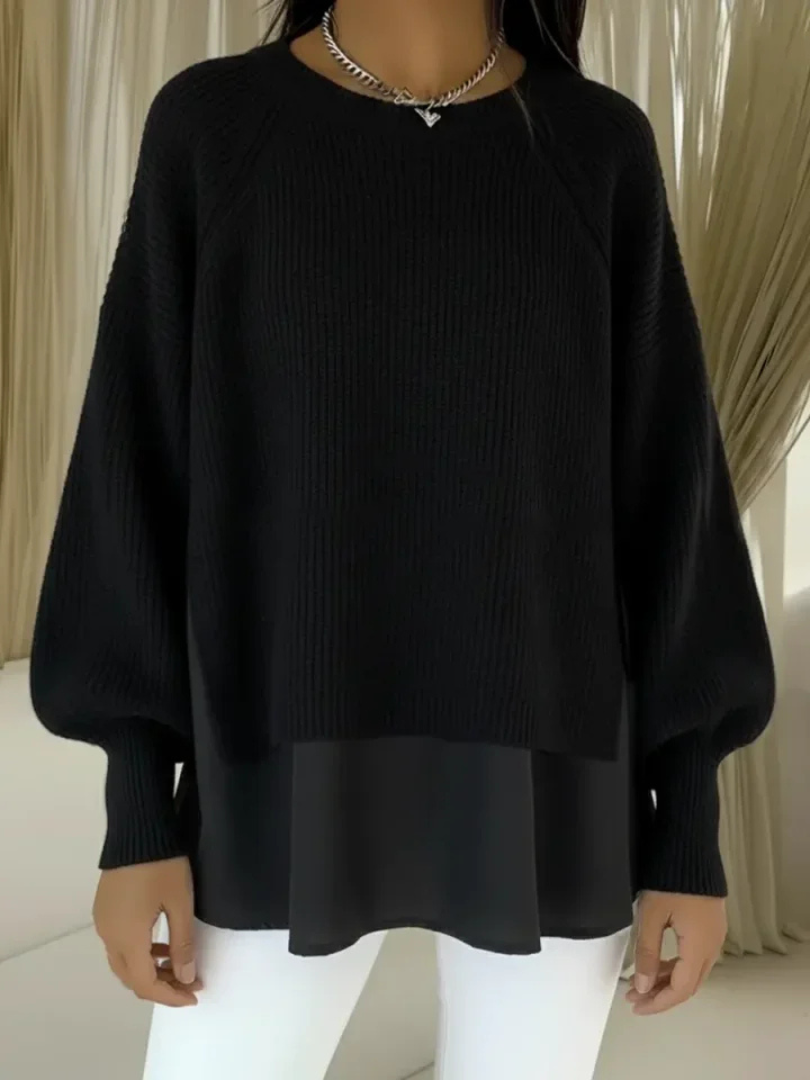 Teuntje | Sweater with Layered Look