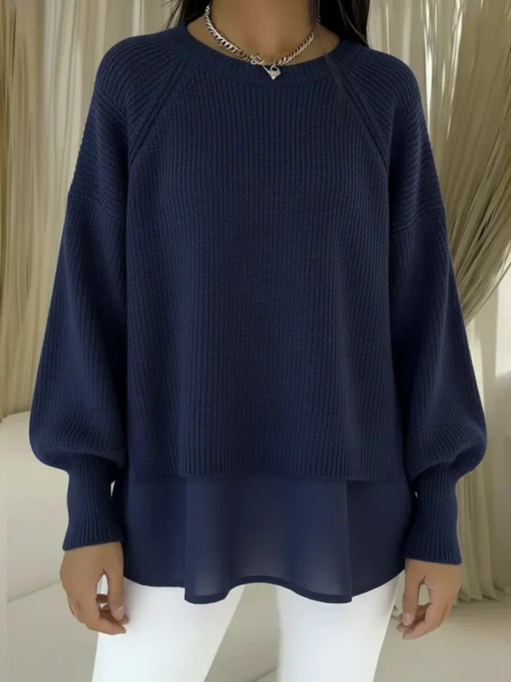 Teuntje | Sweater with Layered Look