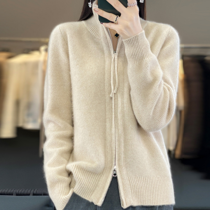 Luna | Soft Zip Cardigan