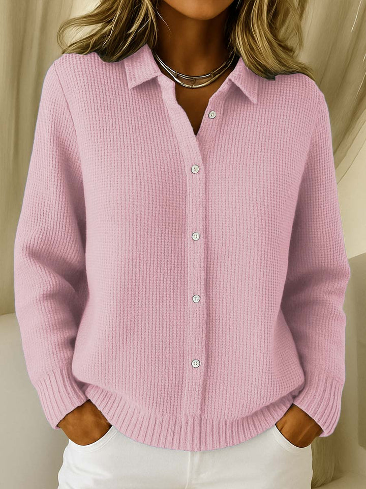 Women's Knitted Cardigan with Buttons