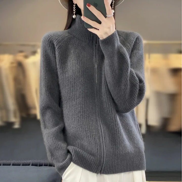 Charlotte™ - Cardigan with Zipper