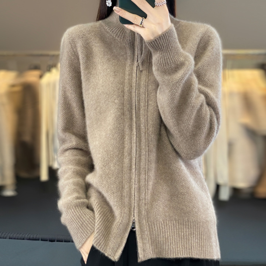Luna | Soft Zip Cardigan