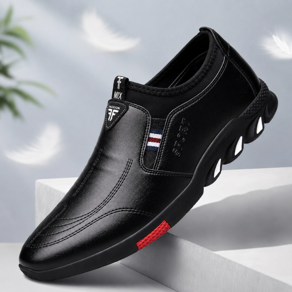 Elegant men's shoe with non-slip sole