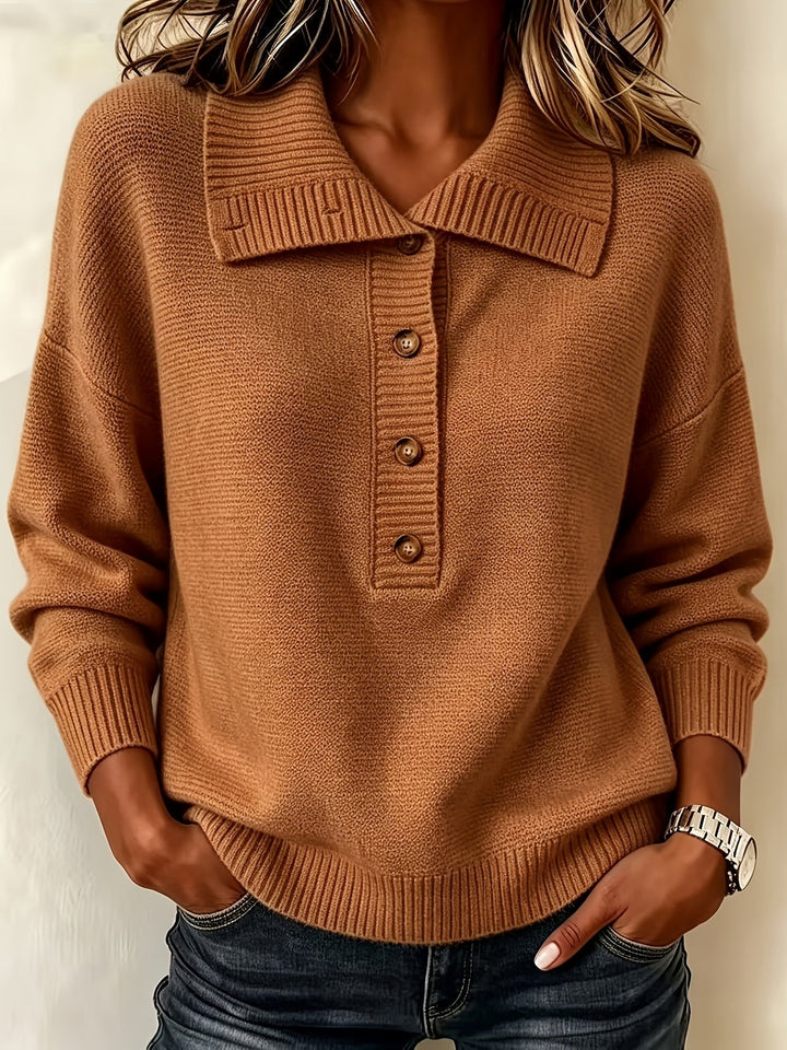 Nicole | Women's Autumn Sweater with Buttons