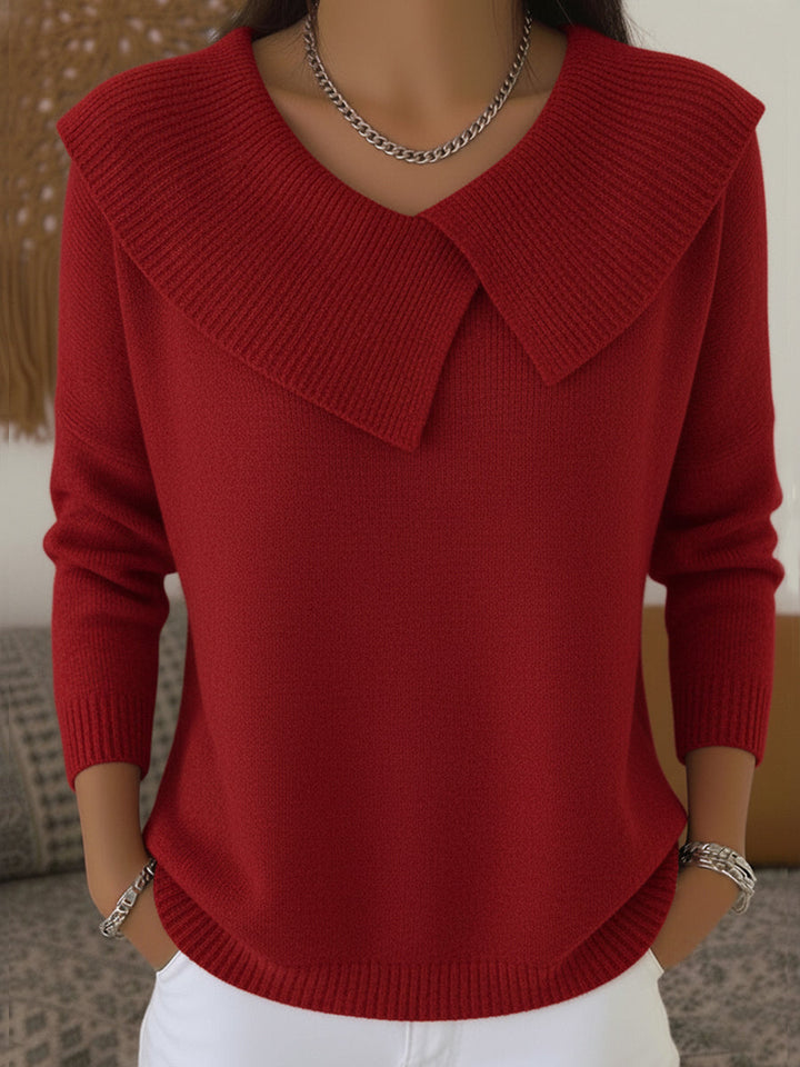 Josien | Warm Sweater with Soft Collar