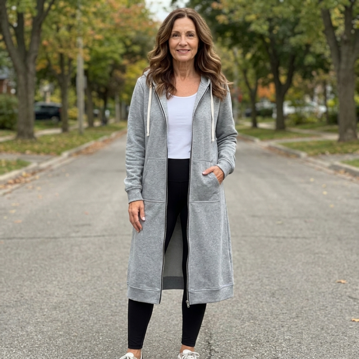 Brixley™ | Long Zip Cardigan