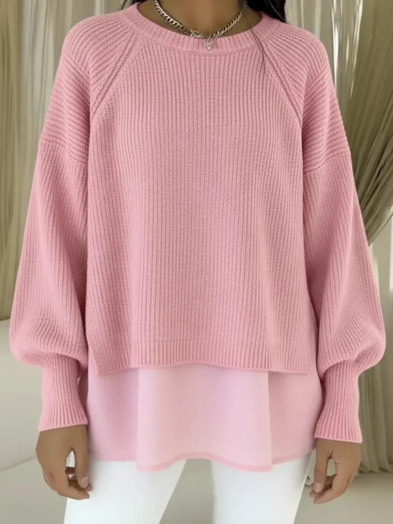 Teuntje | Sweater with Layered Look