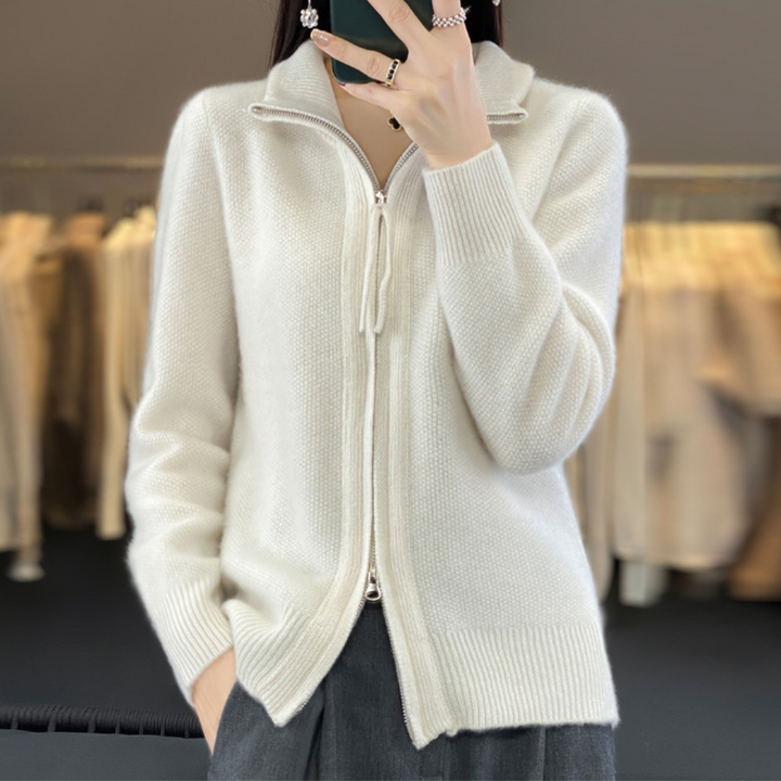 Luna | Soft Zip Cardigan