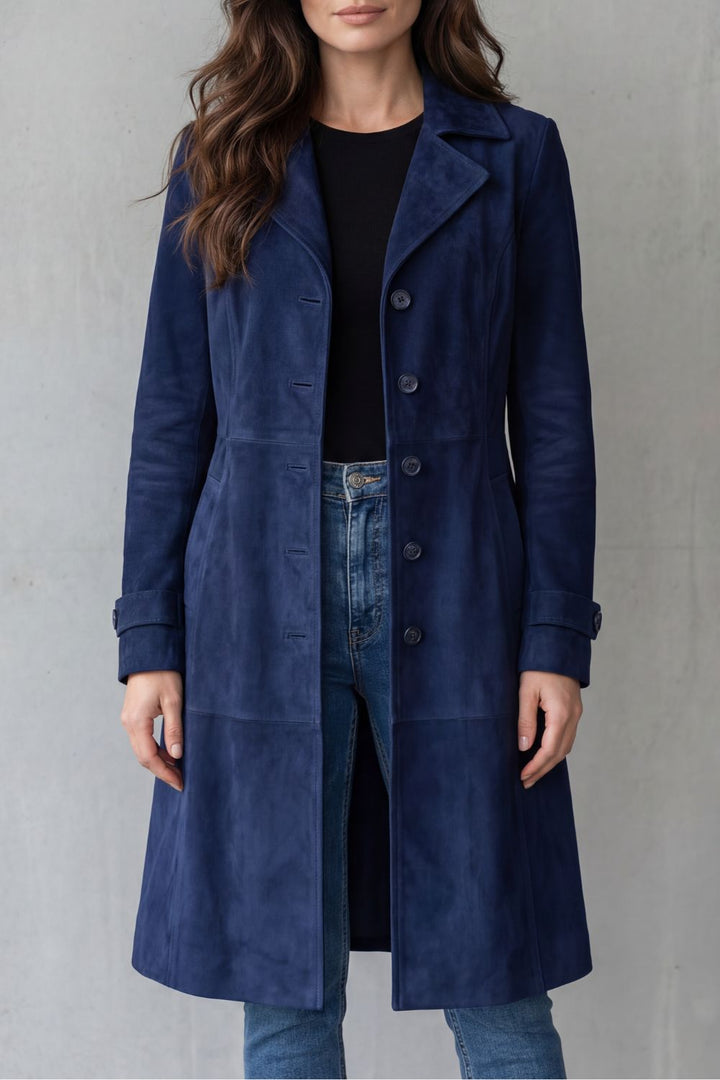 Disa | Vintage mocha finish – Long coat