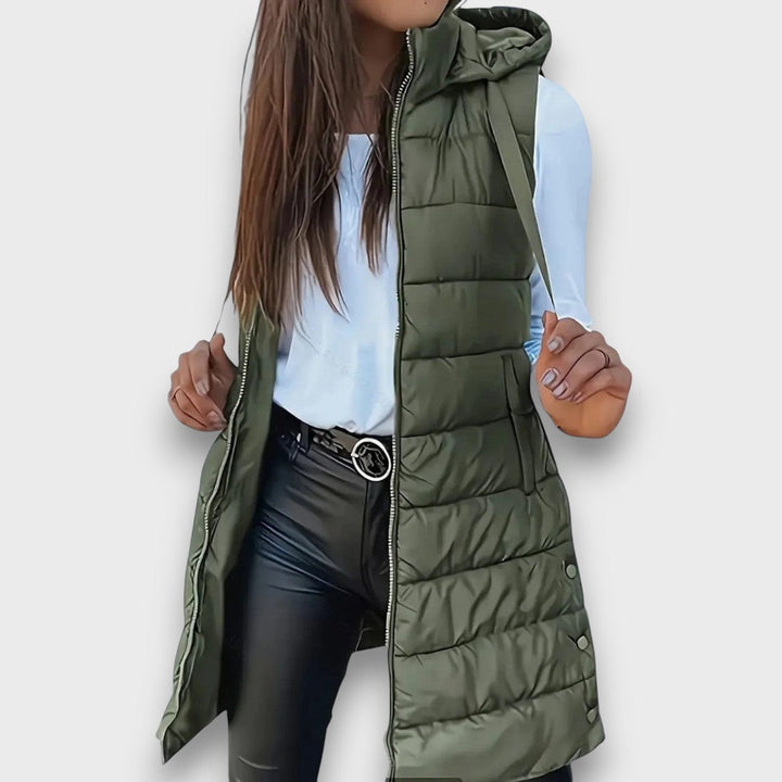 Kaira – Casual Hooded Quilted Gilet