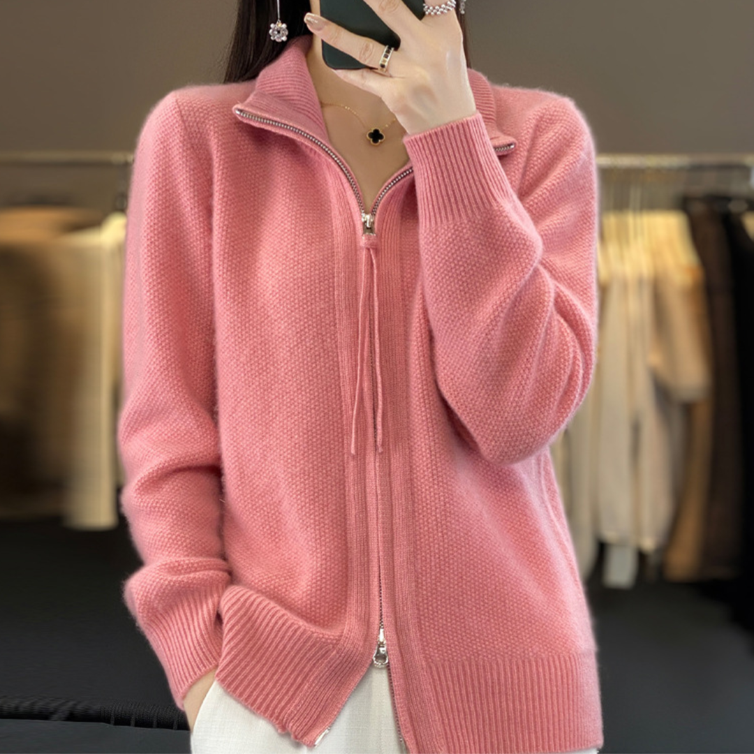 Luna | Soft Zip Cardigan