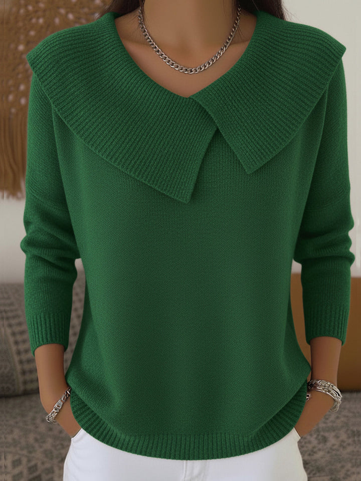 Josien | Warm Sweater with Soft Collar