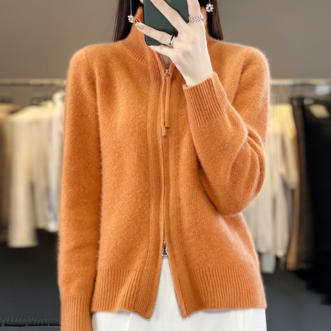 Luna | Soft Zip Cardigan