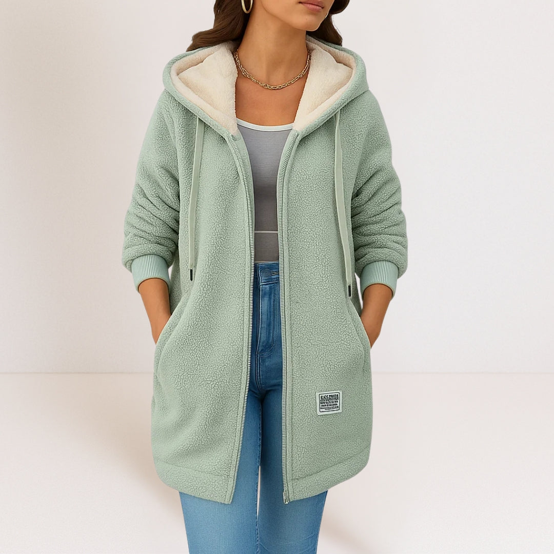 GWEN | Hooded jacket with full-length zip