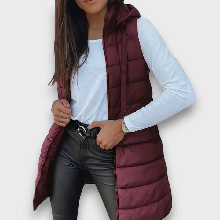 Kaira – Casual Hooded Quilted Gilet