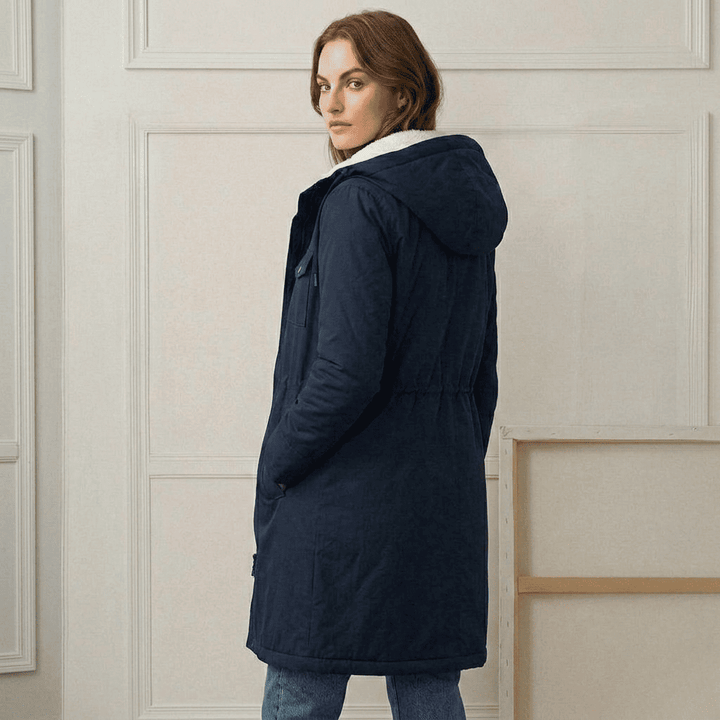 Isla - Hooded Longline Parka Coat