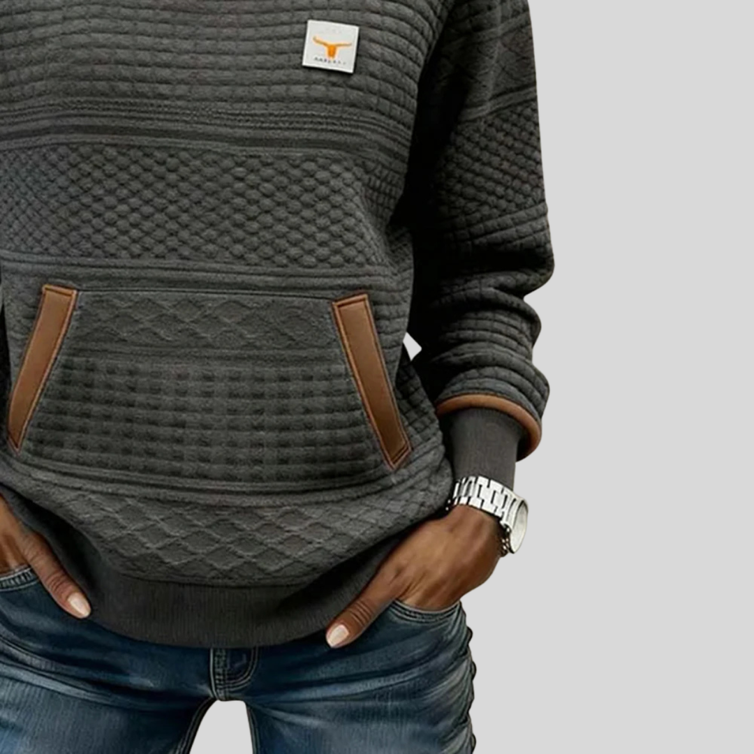 Noelle | Colorblock Crewneck Sweatshirt