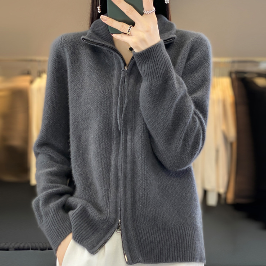 Luna | Soft Zip Cardigan