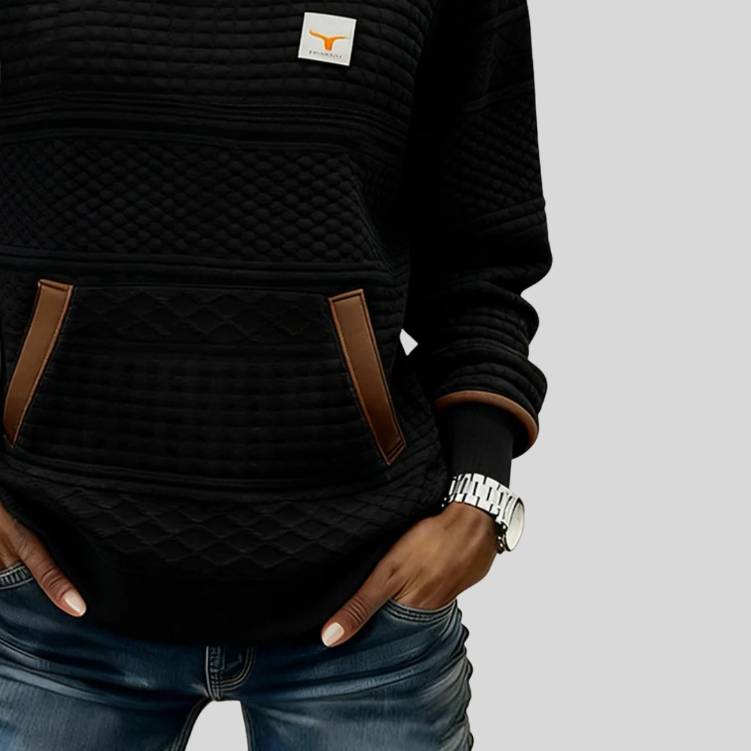 Noelle | Colorblock Crewneck Sweatshirt