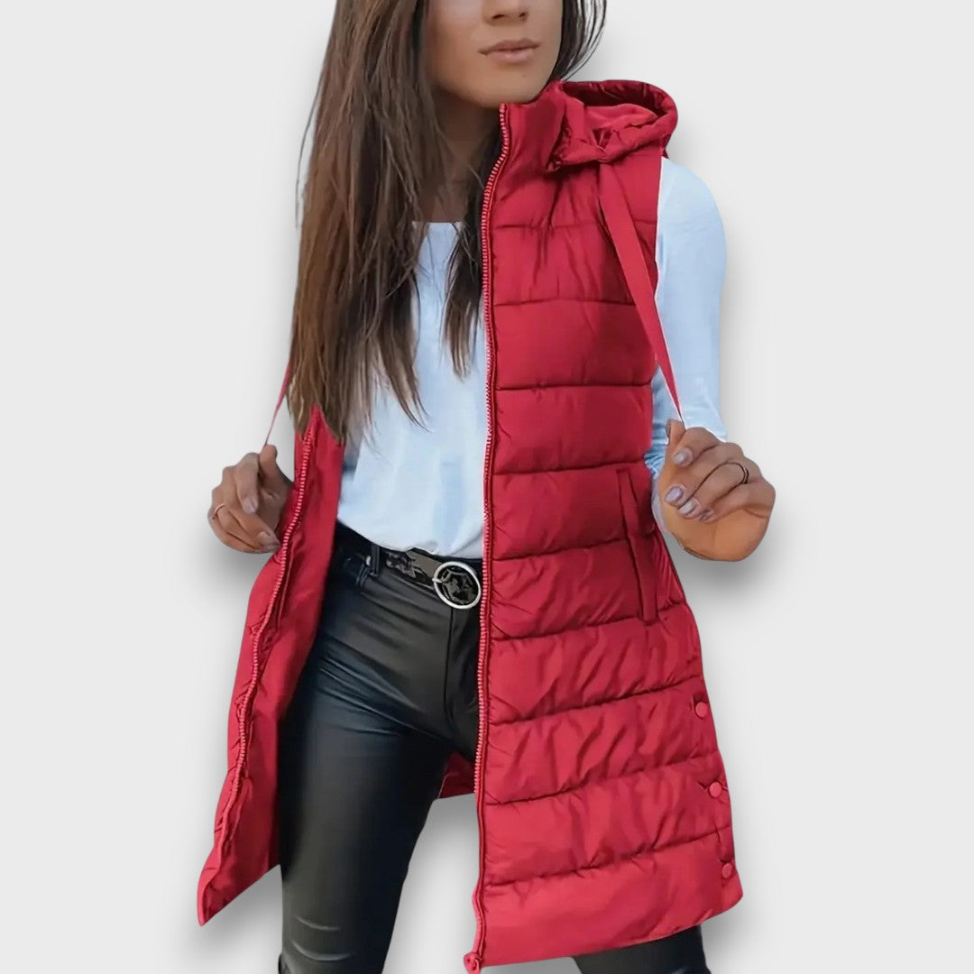 Kaira – Casual Hooded Quilted Gilet