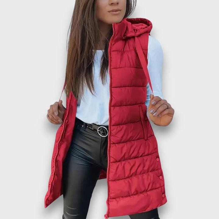 Kaira – Casual Hooded Quilted Gilet