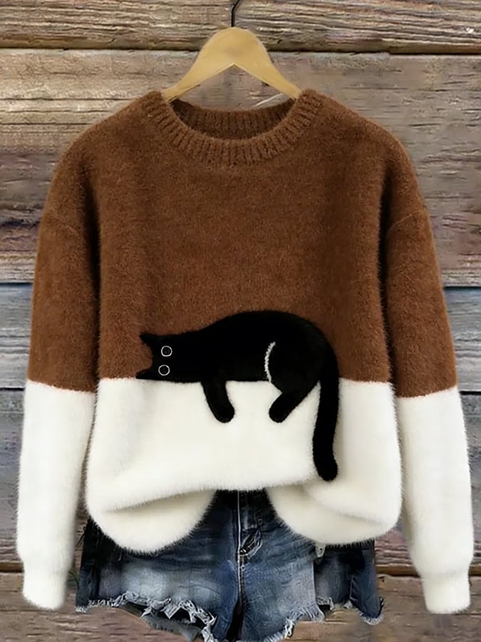Elegant Cat Sweater