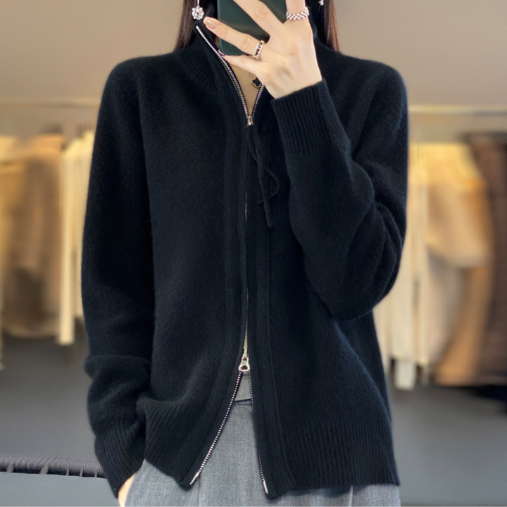 Luna | Soft Zip Cardigan