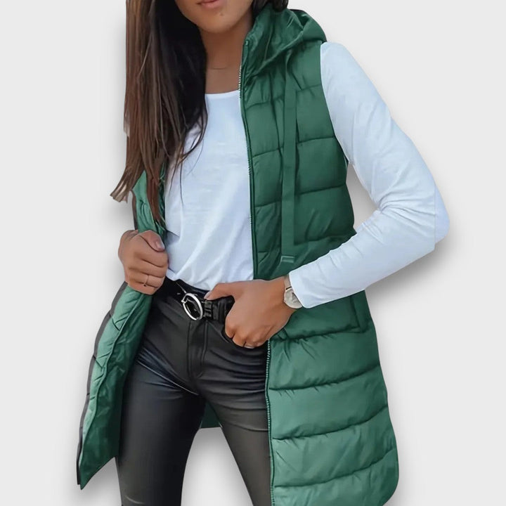 Kaira – Casual Hooded Quilted Gilet