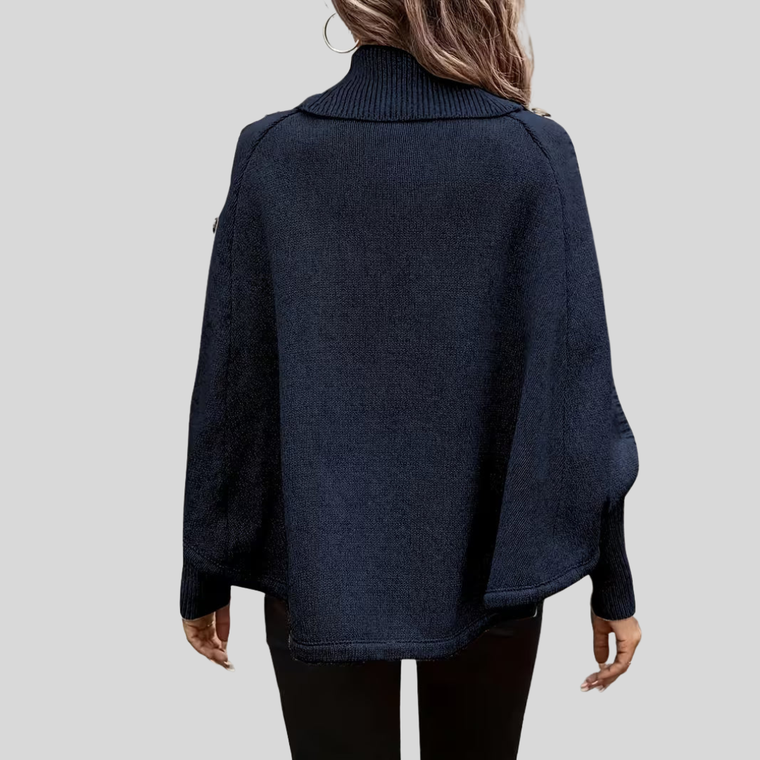 Norelle | Cable Knit High Neck Sweater