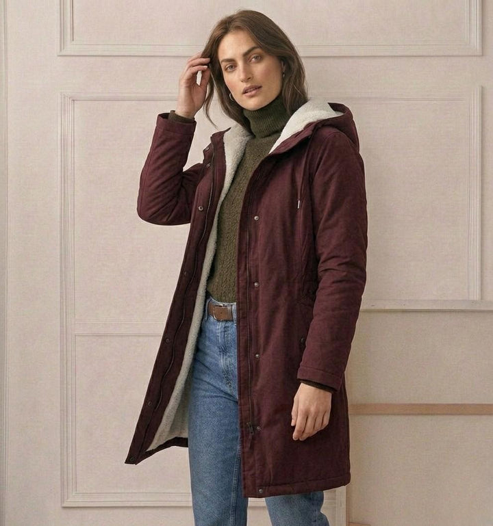 Maeve - Hooded Longline Parka Coat