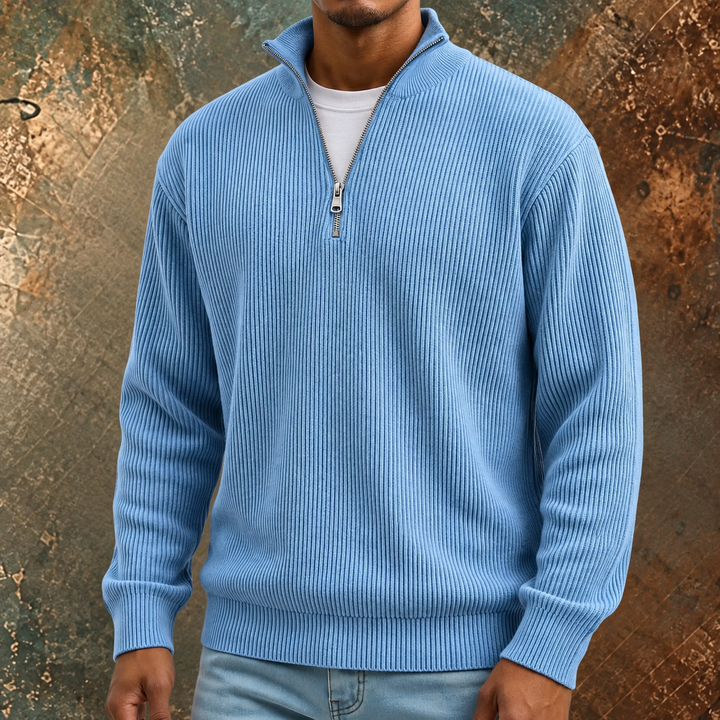 Jan | half zip sweater with long sleeves