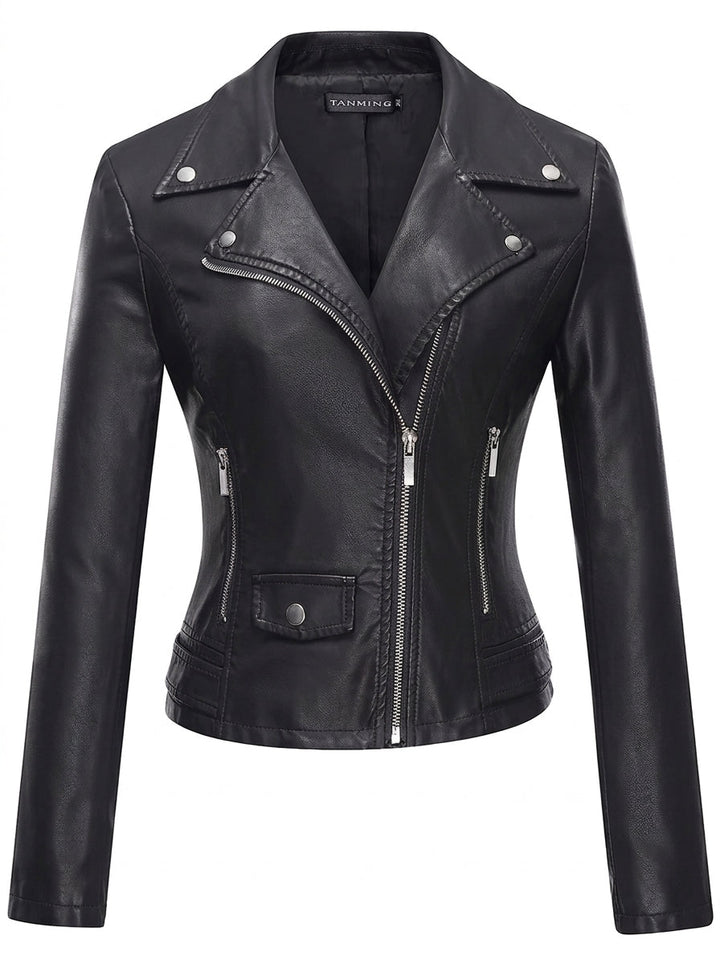 Marta - Durable and Elegant Leather Jacket