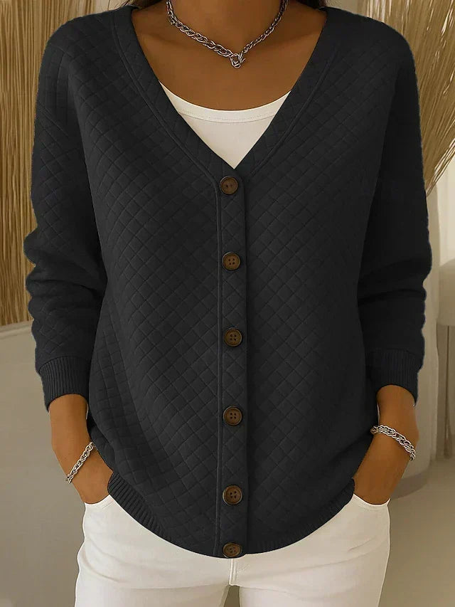 Karin | Quilted Vest with Button Closure
