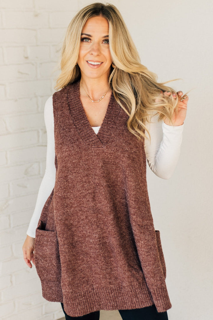 Scarlett™ - Elegant Long Sweaters with Pocket