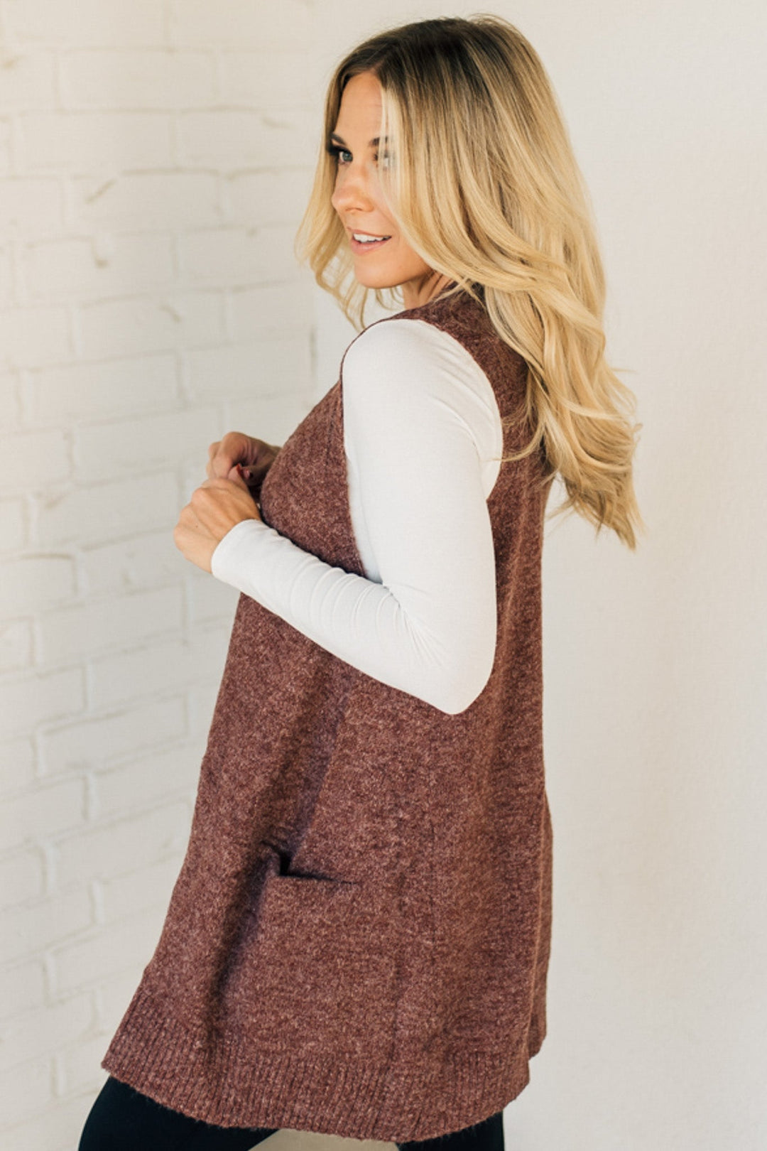 Scarlett™ - Elegant Long Sweaters with Pocket