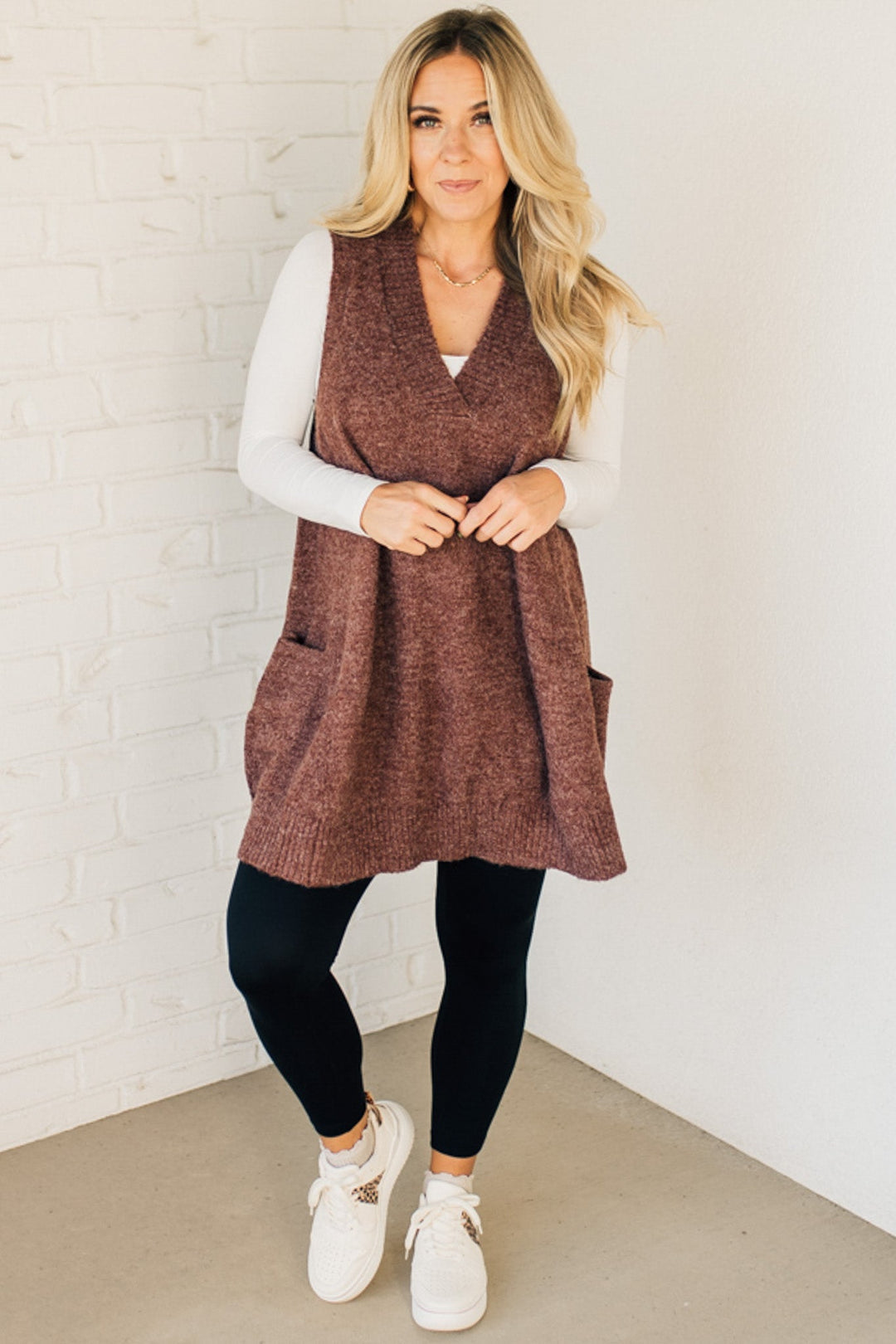 Scarlett™ - Elegant Long Sweaters with Pocket
