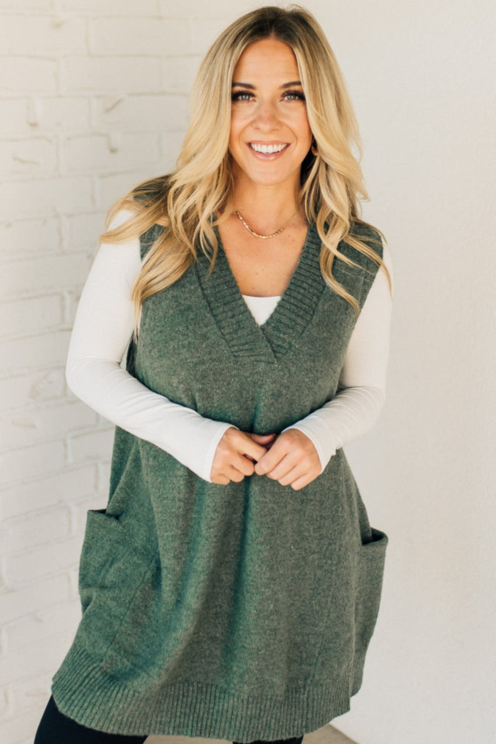 Scarlett™ - Elegant Long Sweaters with Pocket