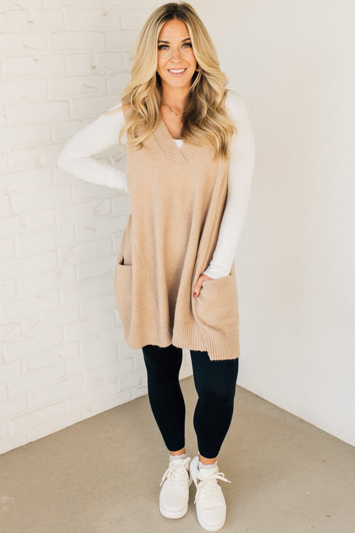 Scarlett™ - Elegant Long Sweaters with Pocket