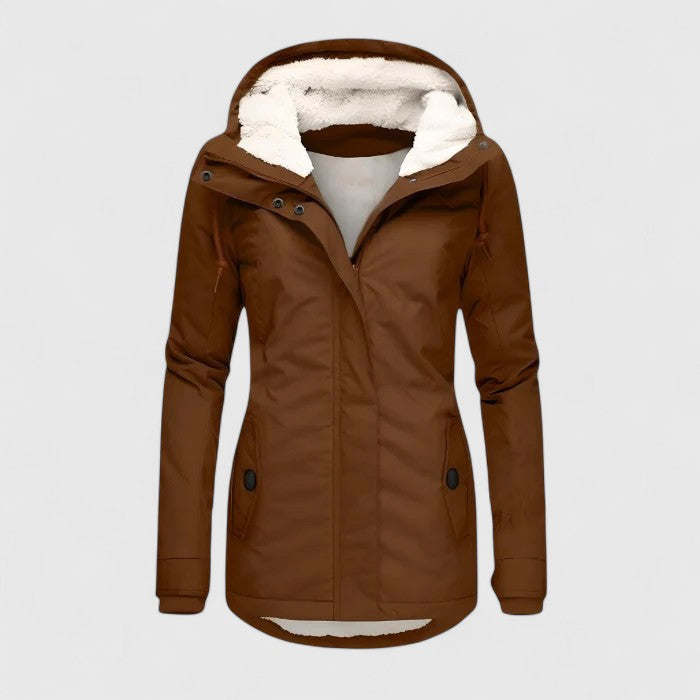Penelope™ | Waterproof Hooded Parka with Fleece Lining